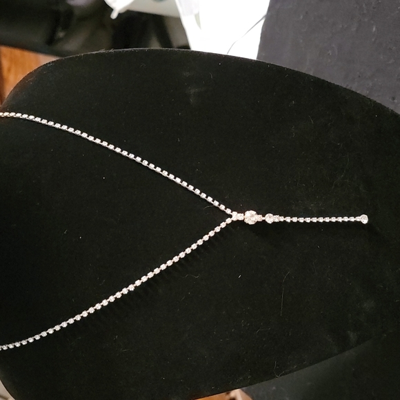 Flirty Cubic Zirconia Drop Necklace - Picture 1 of 5